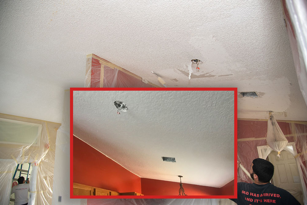 Popcorn Ceiling Removal Textured Walls Ceilings Orlando Tampa